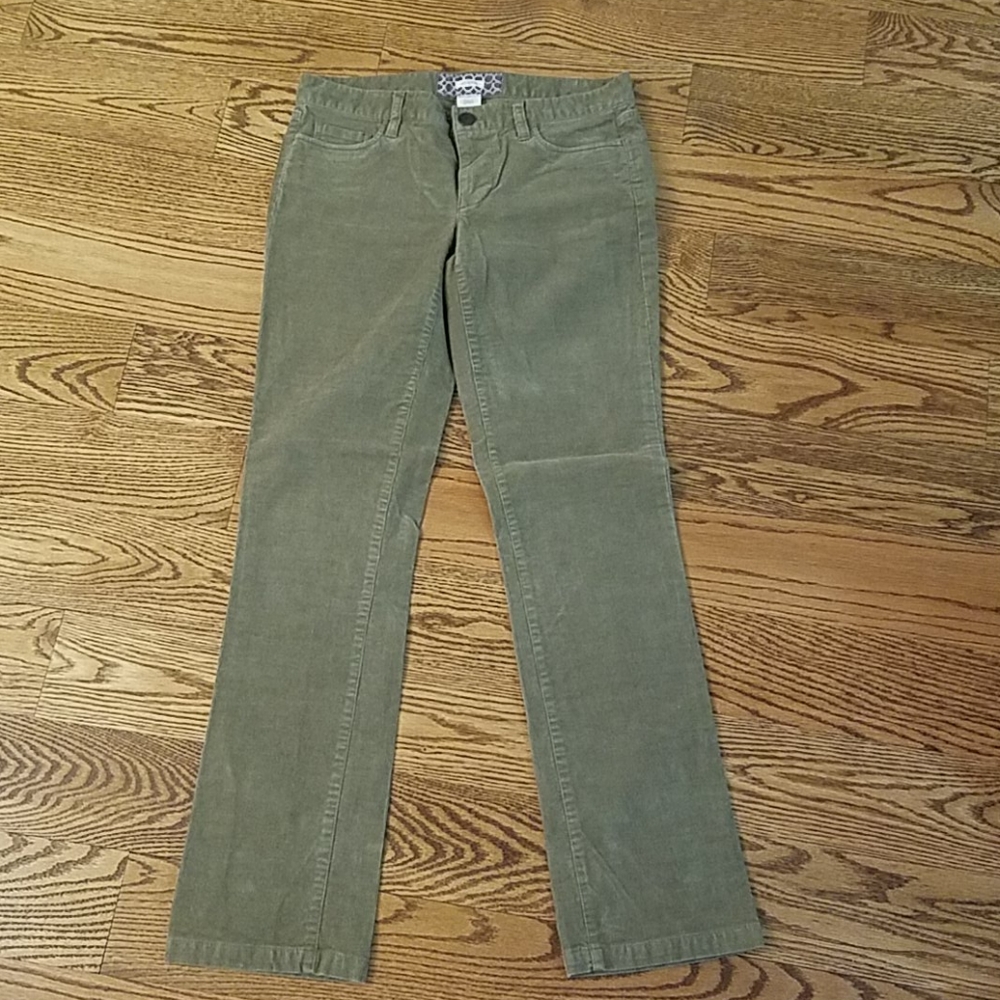 JCREW CORDUROY MATCHSTICK PANTS